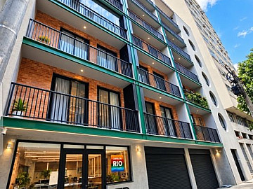 Centro Apto frente Sal�o 1quarto varanda planejado mobiliado