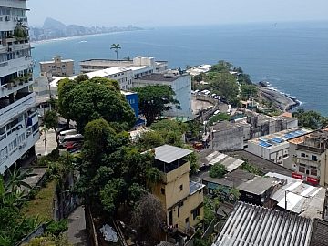 Vidigal Vista mar incr�vel! Apto Duplex 2qtos suite 1vaga
