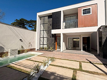 Itaip� Casa Sal�o 4qtos master piscina 3vagas